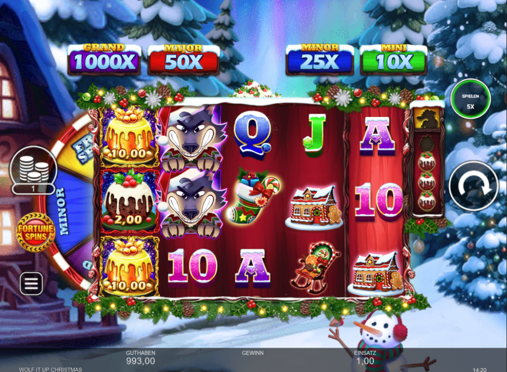 Wolf It Up Christmas Slot Bewertung